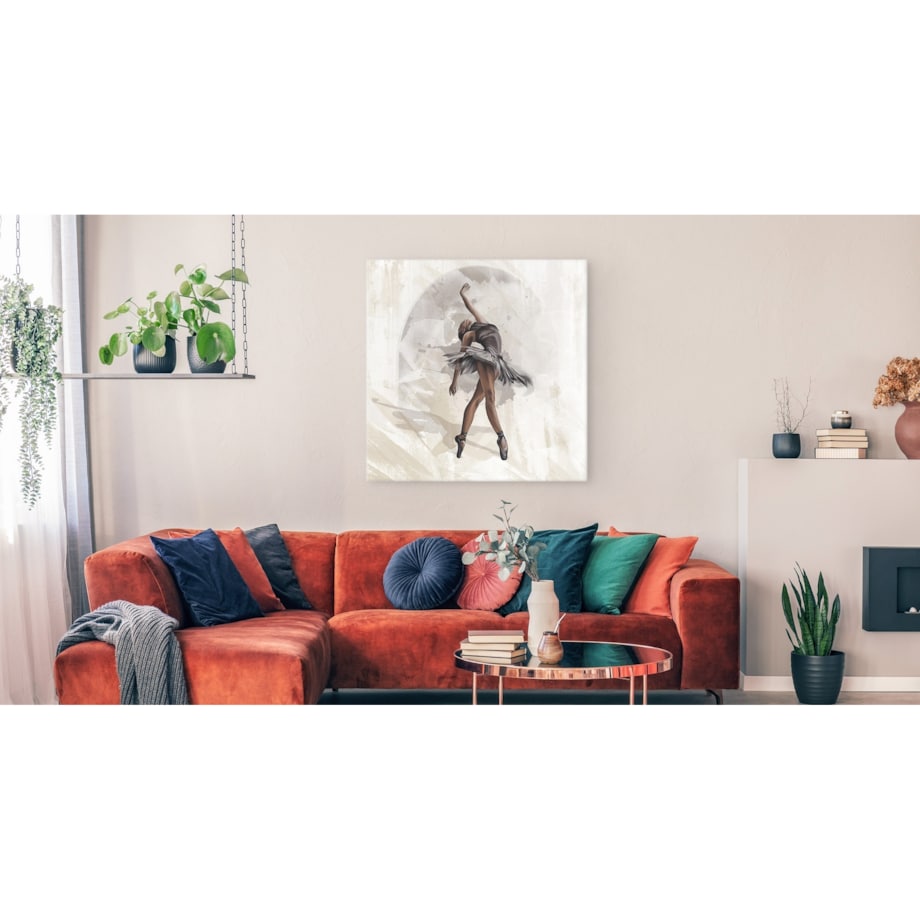 Obraz Na Płótnie BALERINA Beton Abstrakcja 60x60cm