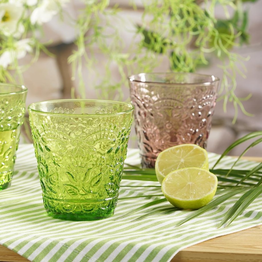 VILLA ITALIA Szklanka zielona 270 ml AVORIO