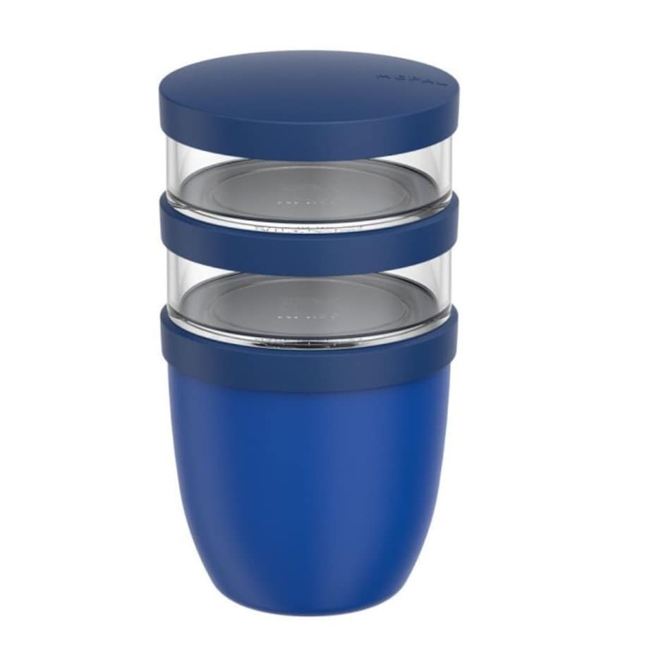Lunchpot Ellipse 500+200+200 ml Vivid Blue 107658010100
