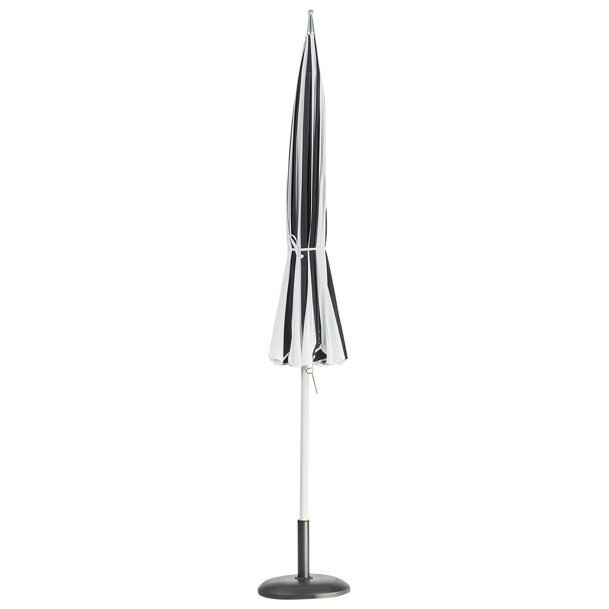 Parasol ogrodowy 245 cm MINOA Czarny/ biały