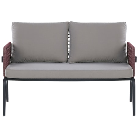 Zestaw ogrodowy ze stolikiem dla 4 osób SCIACCA Metal Szary