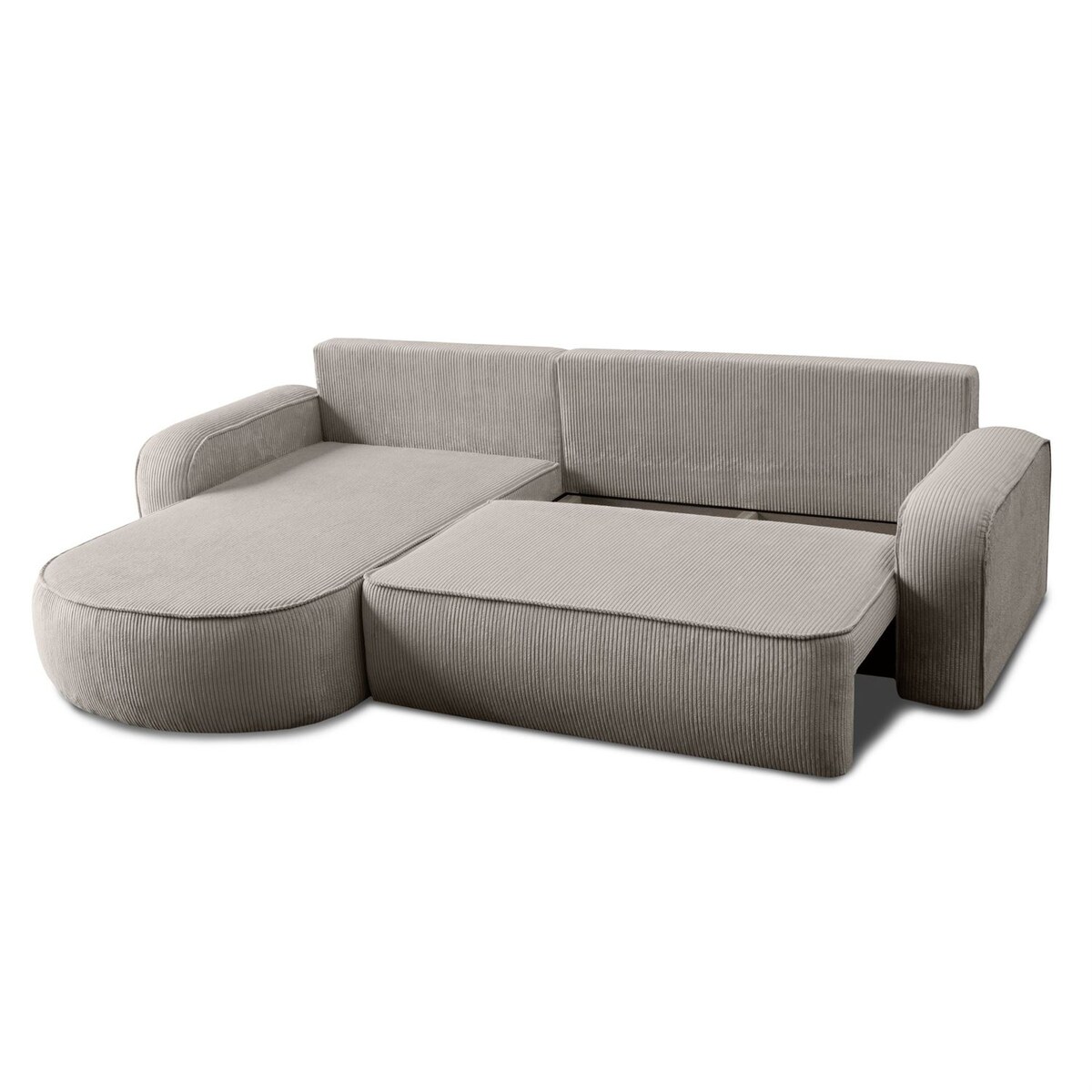 Narożnik VENUS z funkcją spania i pojemnikiem na pościel, Poso 02