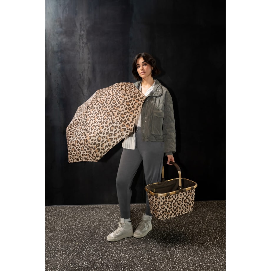 Parasol UMBRELLA POCKET DUOMATIC, leo macchiato