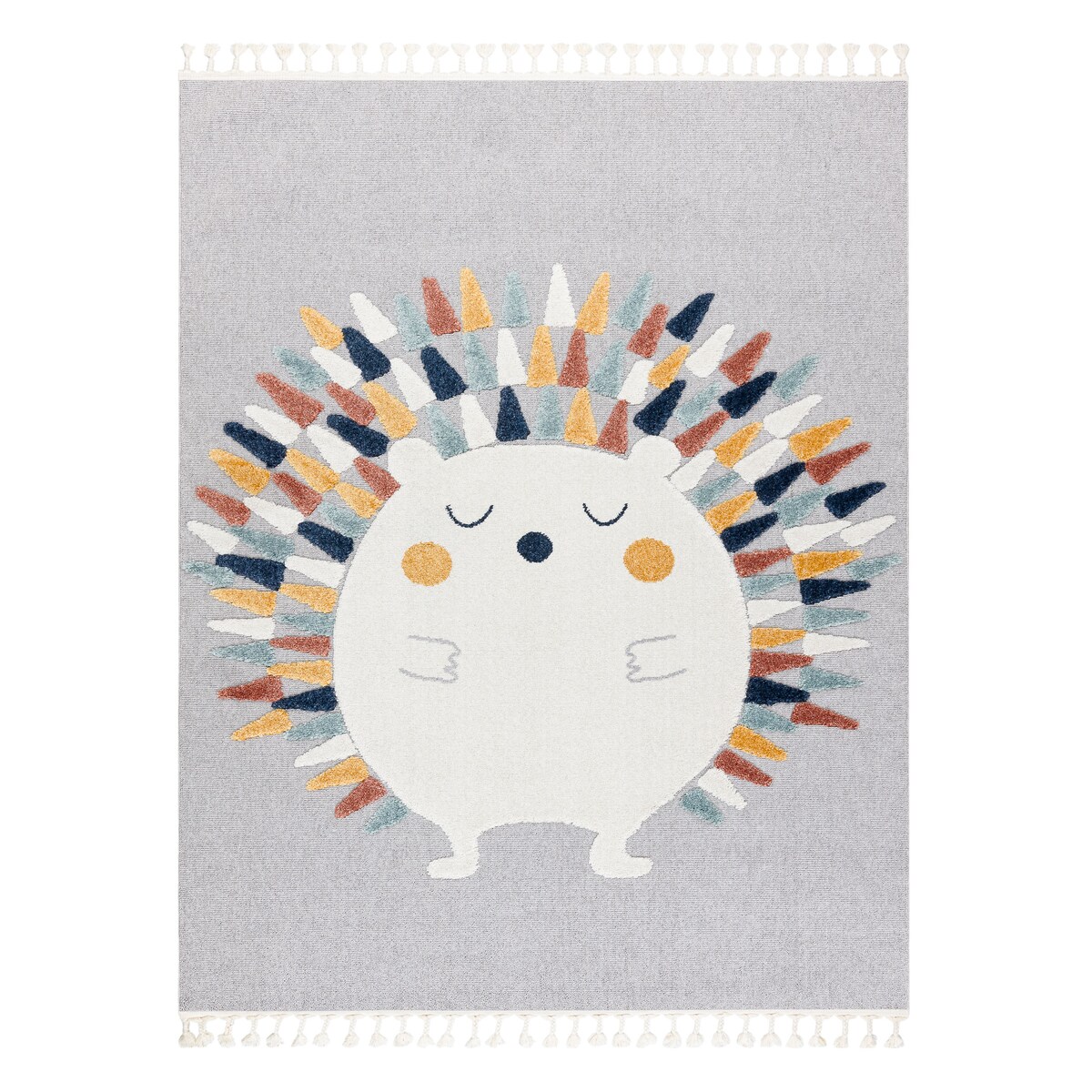 Dywan YOYO GD73 szary / biały - Jeż dla 160x220 cm