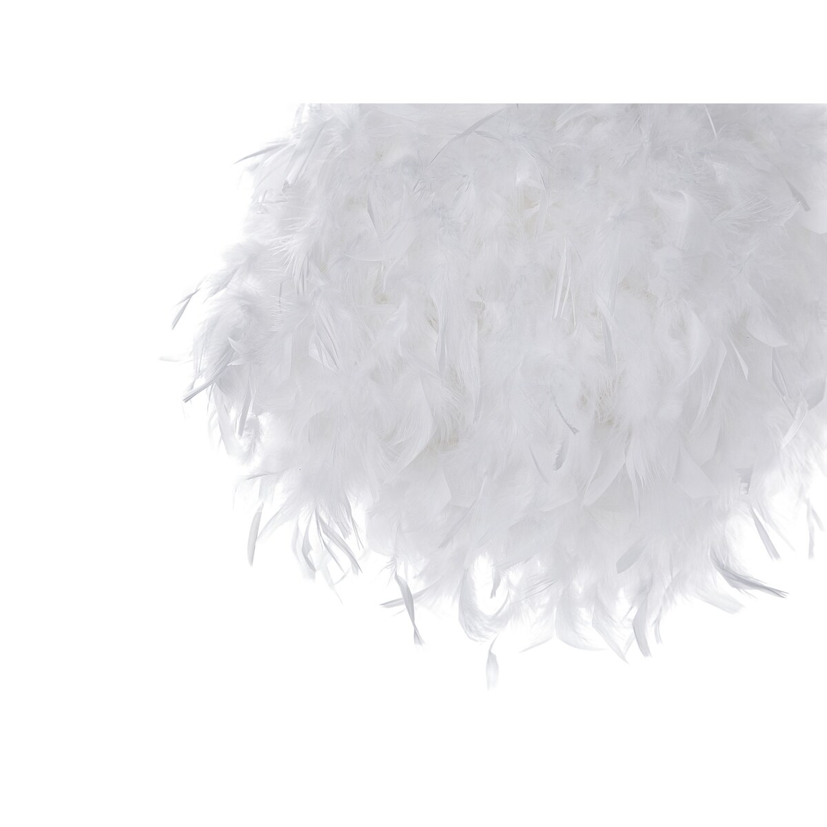 Lampa wisząca pióra biała DRAVA