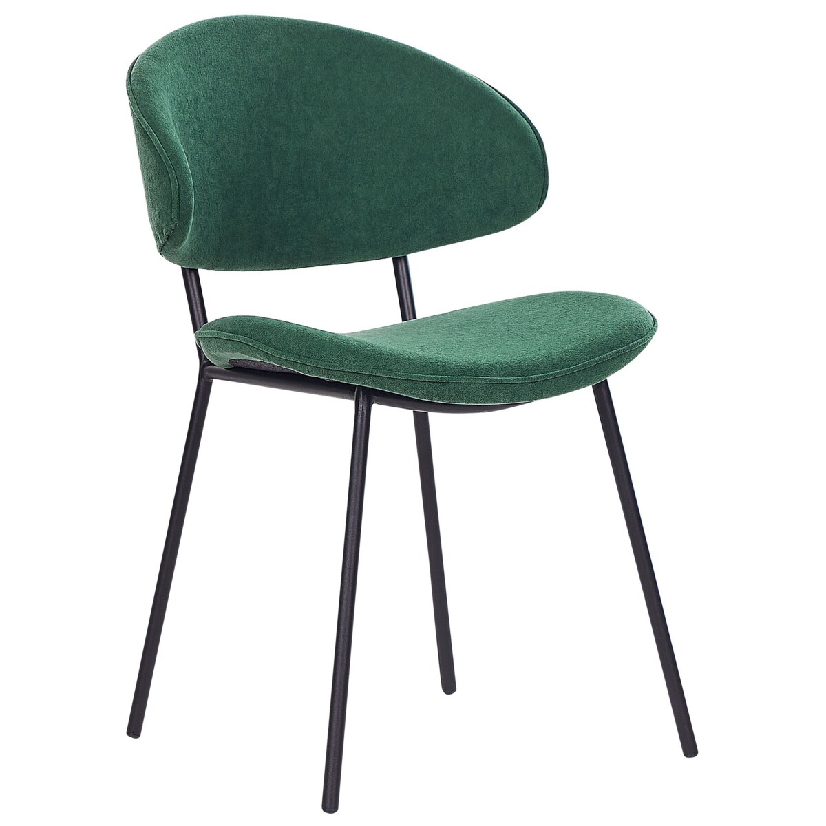 Zestaw 2 krzeseł do jadalni zielony KIANA