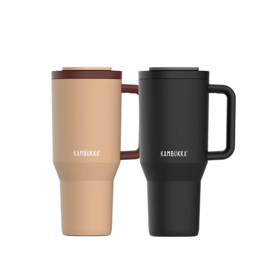 Kubek termiczny ze słomką kubek ze słomką Zestaw 2x Rio 950ml Kambukka Affogato