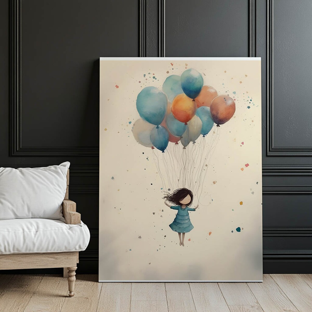 Unosząca się w Marzeniach, 50x70 cm, bez ramy, płótno premium na blejtramie