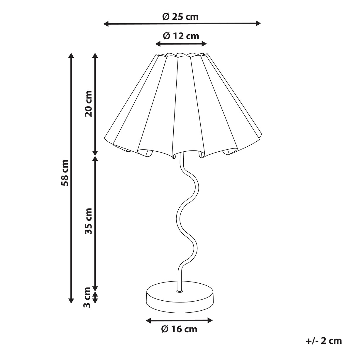 Lampa stołowa MASUMU Różowy