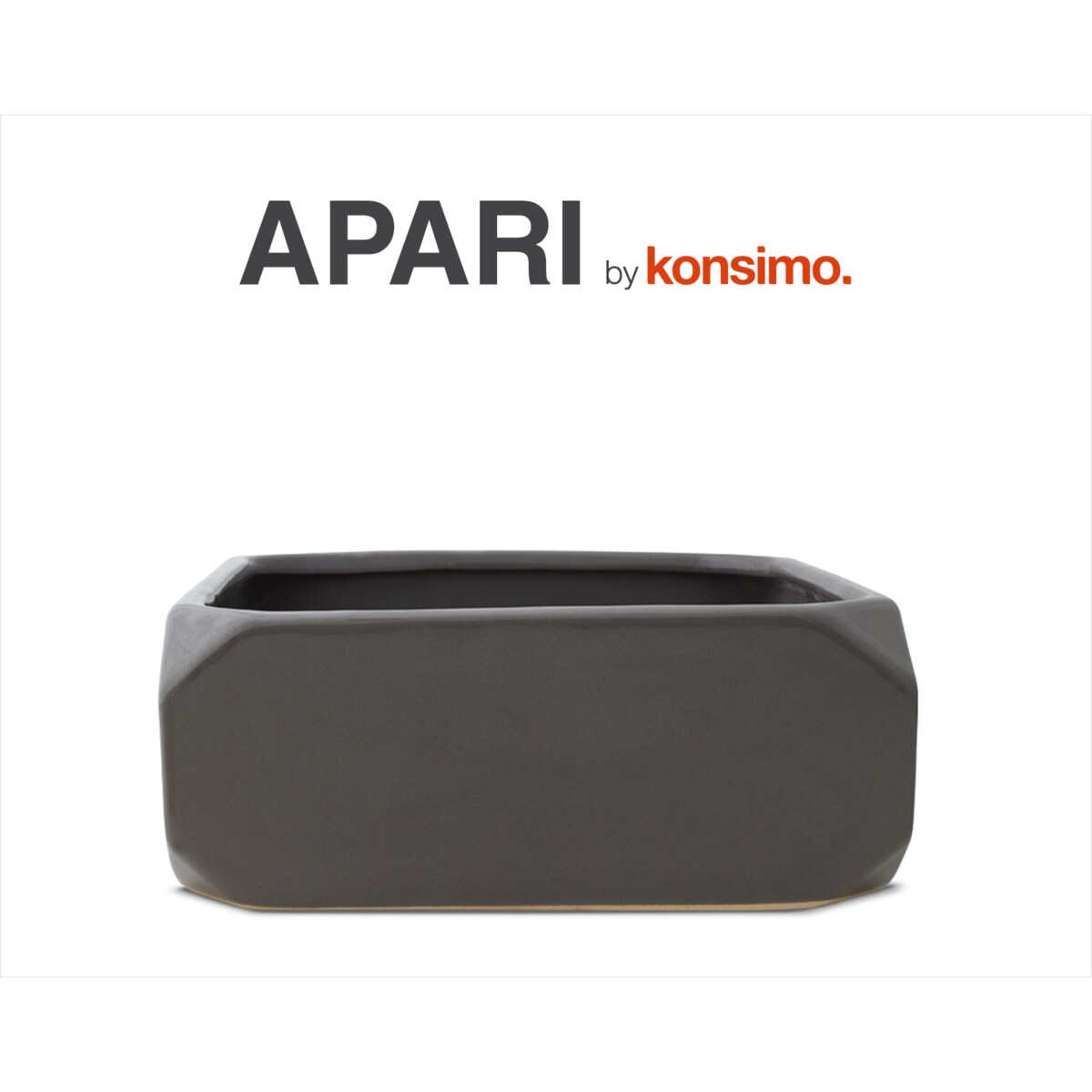 Konsimo APARI Misa dekoracyjna, szary