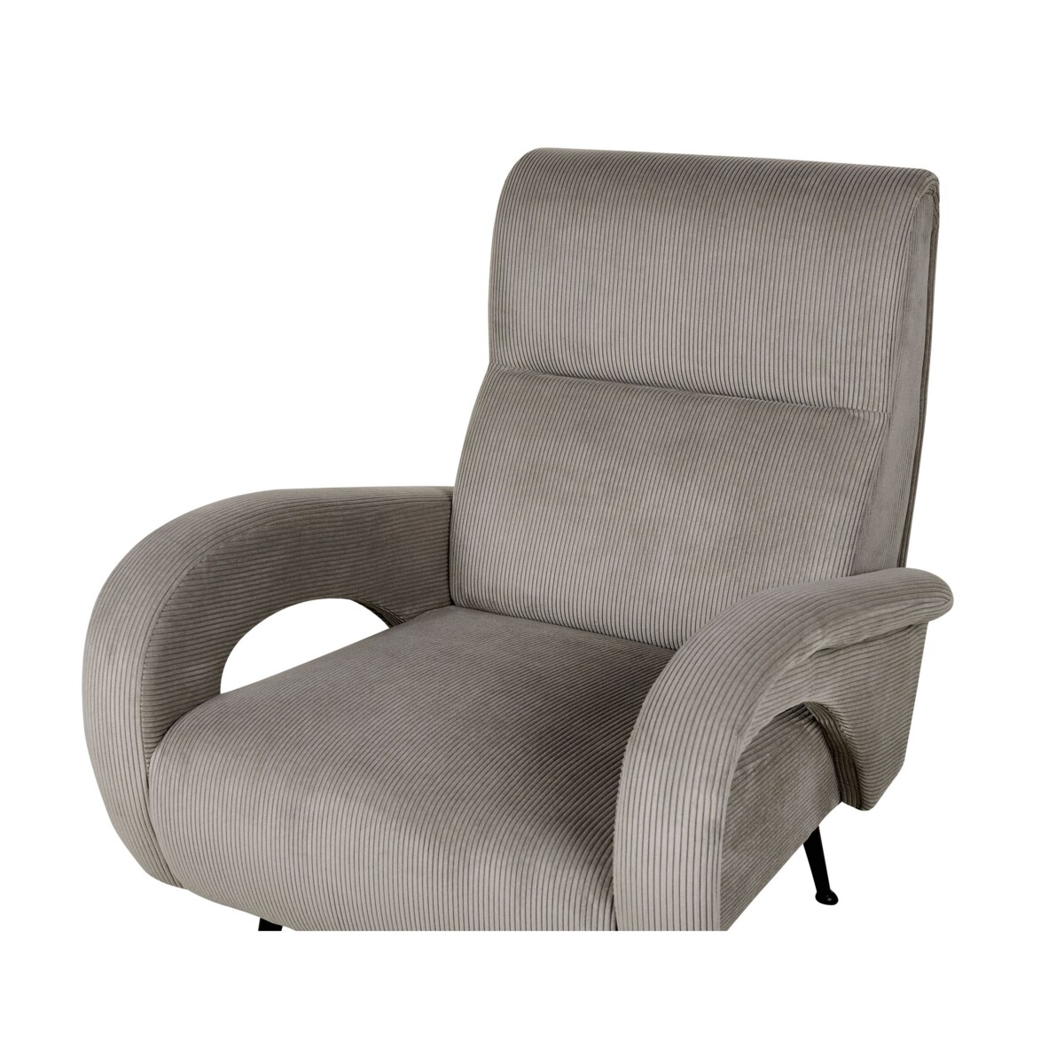 Fotel sztruksowy szary SVALOV