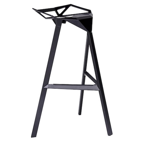 Nowoczesny hoker Split Premium czarny minimalistyczny