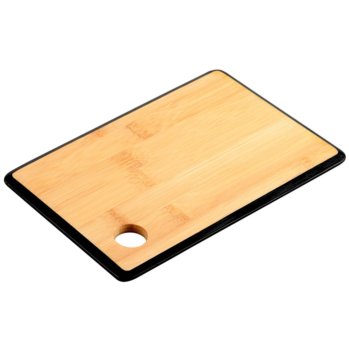 Bambusowa deska do krojenia z uchwytem, czarna