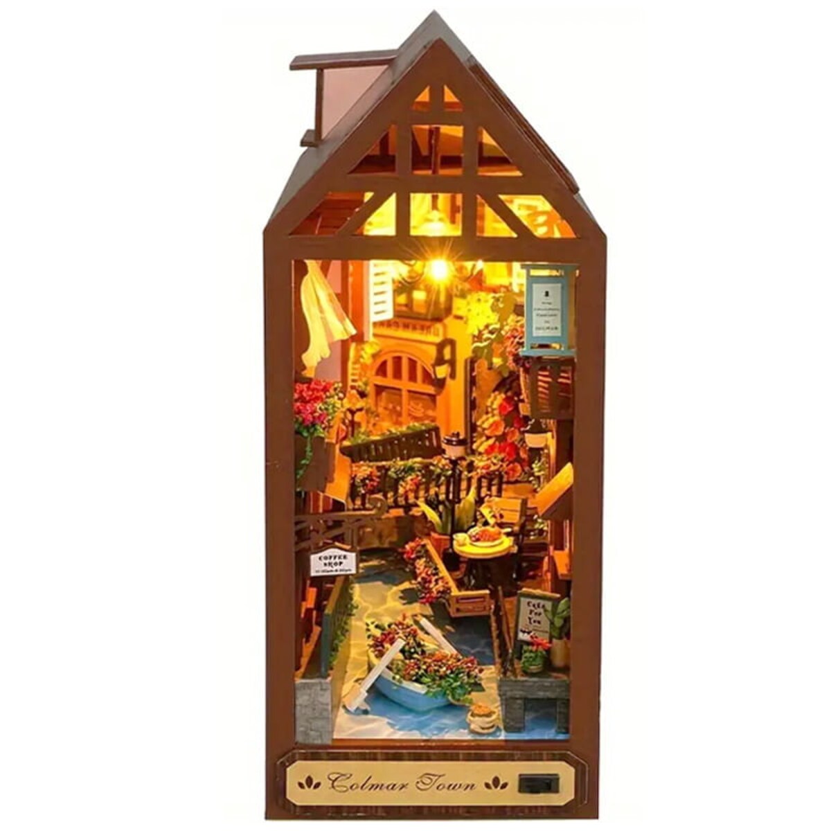 Miniaturowy domek Book Nook - Miasteczko Colmar