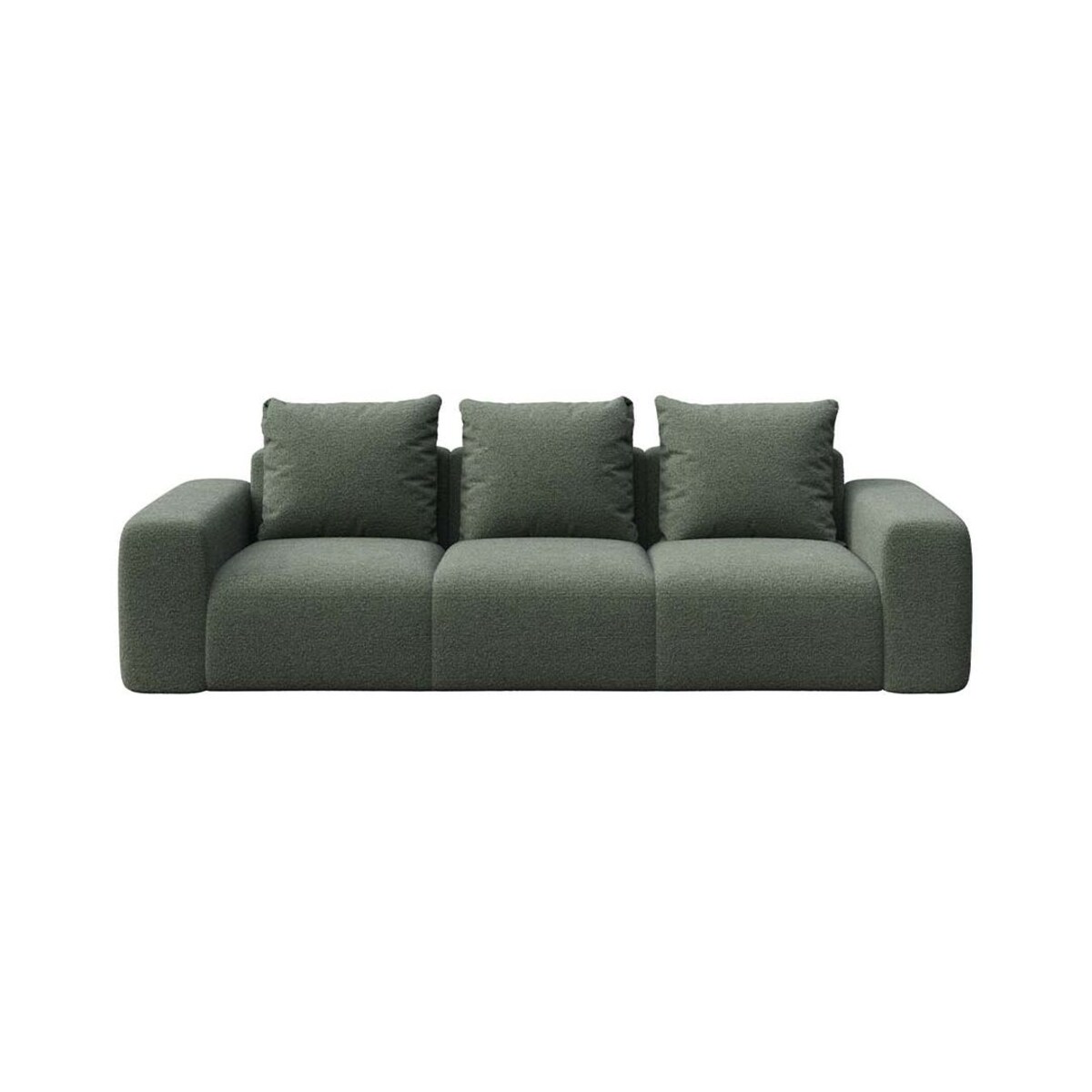 Monce Sofa 3 osobowa ciemnozielona