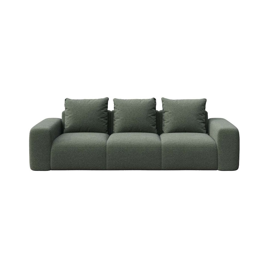 Monce Sofa 3 osobowa ciemnozielona