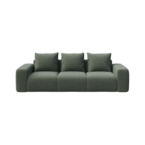 Monce Sofa 3 osobowa ciemnozielona