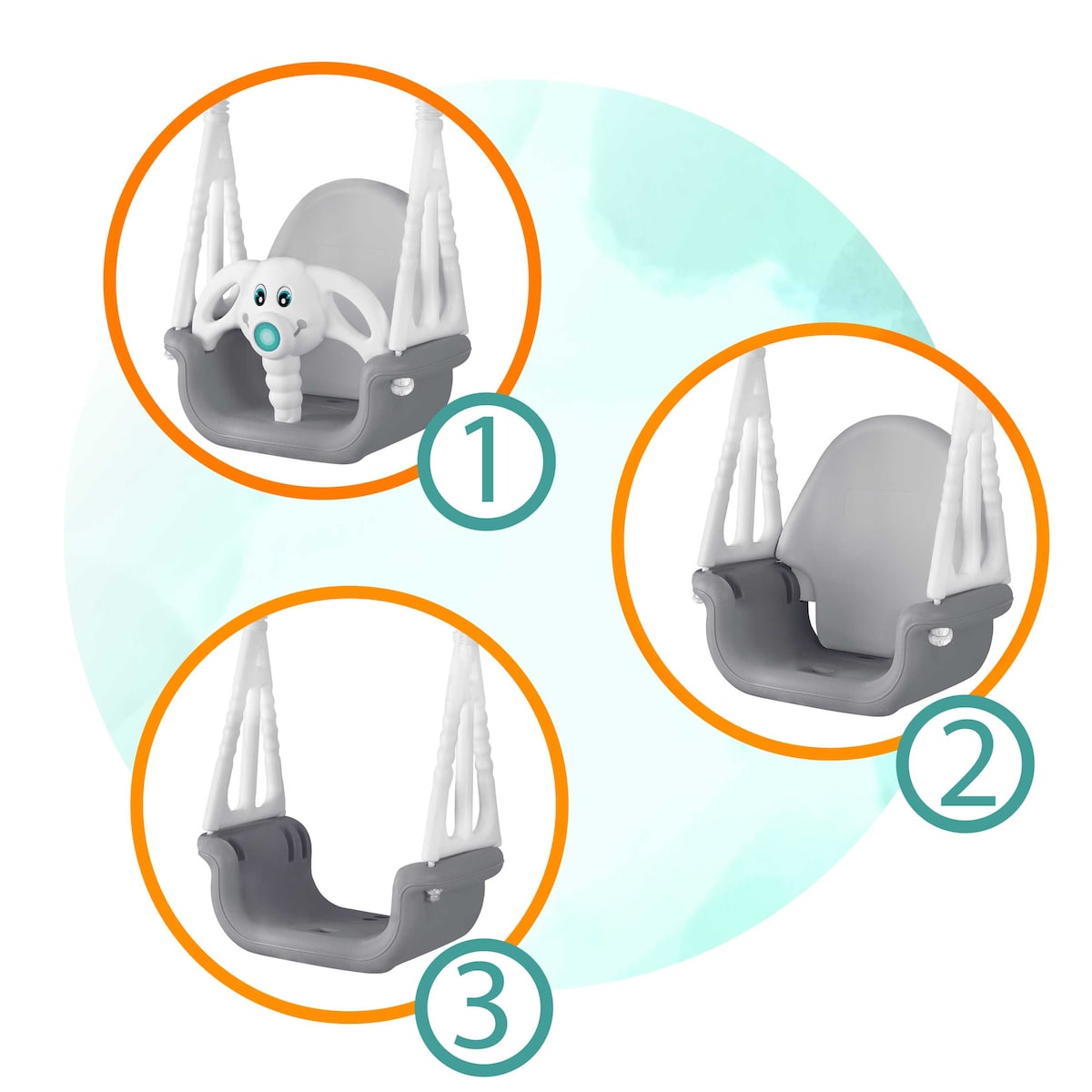 Huśtawka dla dzieci ogrodowa domowa kubełkowa Ricokids