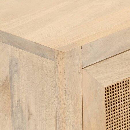 vidaXL Szafka, 55x30x76 cm, lite drewno mango i żelazo