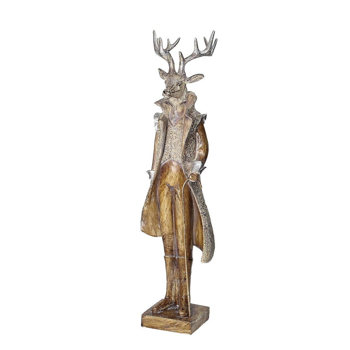 Figurka dekoracyjna Gentleman Deer 30x9x69 cm, 17x17x61 cm
