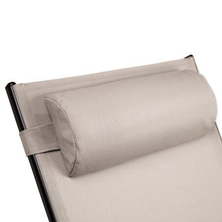 Leżak OGRODOWY wygodny aluminiowy