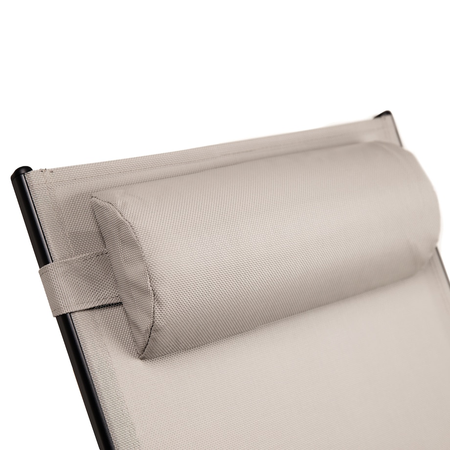 Leżak OGRODOWY wygodny aluminiowy
