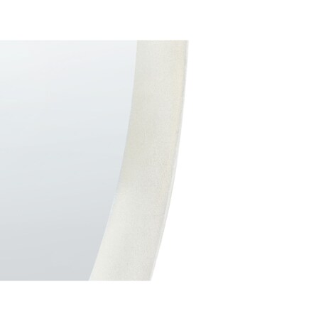 Lustro ścienne welurowe 60 x 90 cm białe AUDES