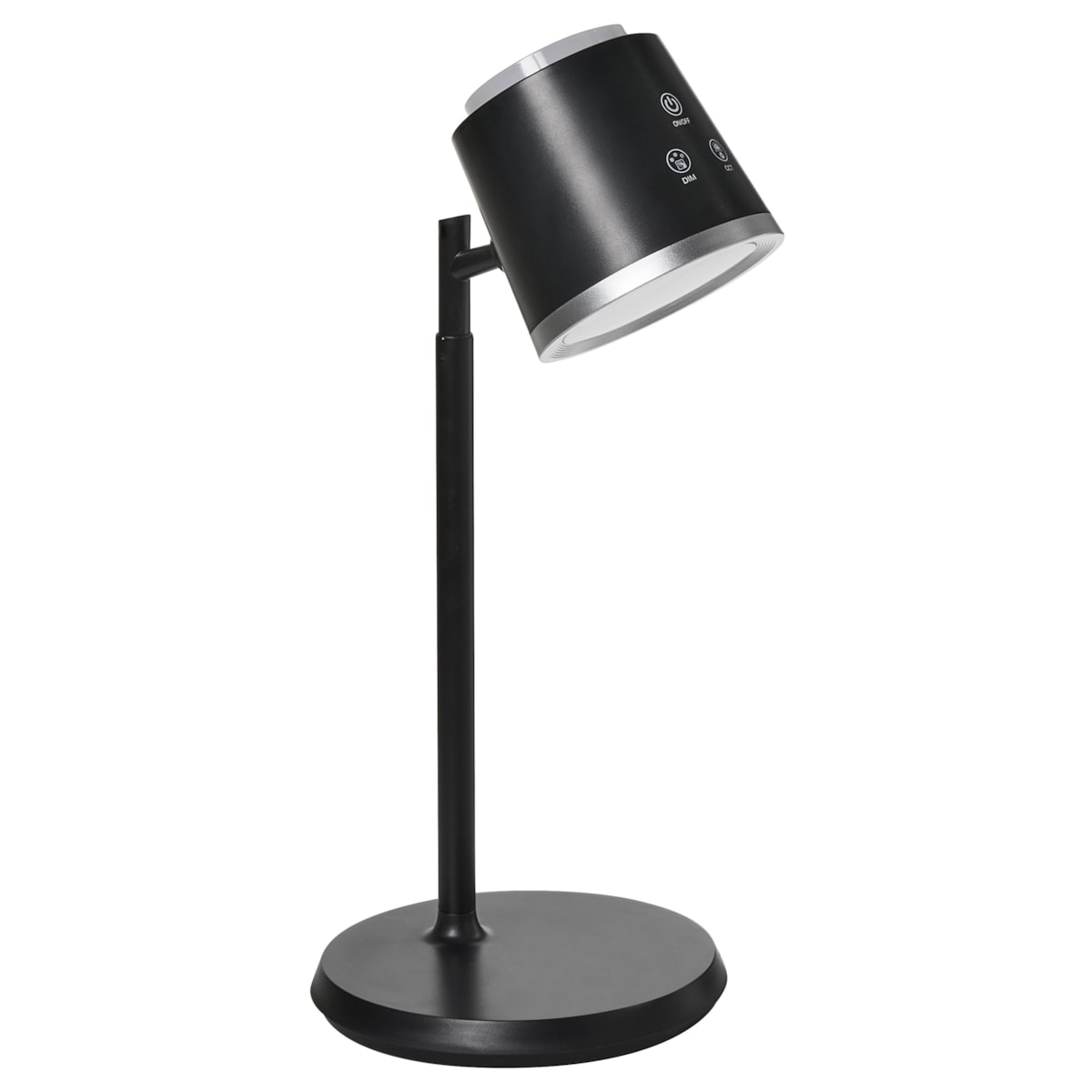 Bezprzewodowa lampa stołowa LED LIBRA Ze ściemniaczem Czarny