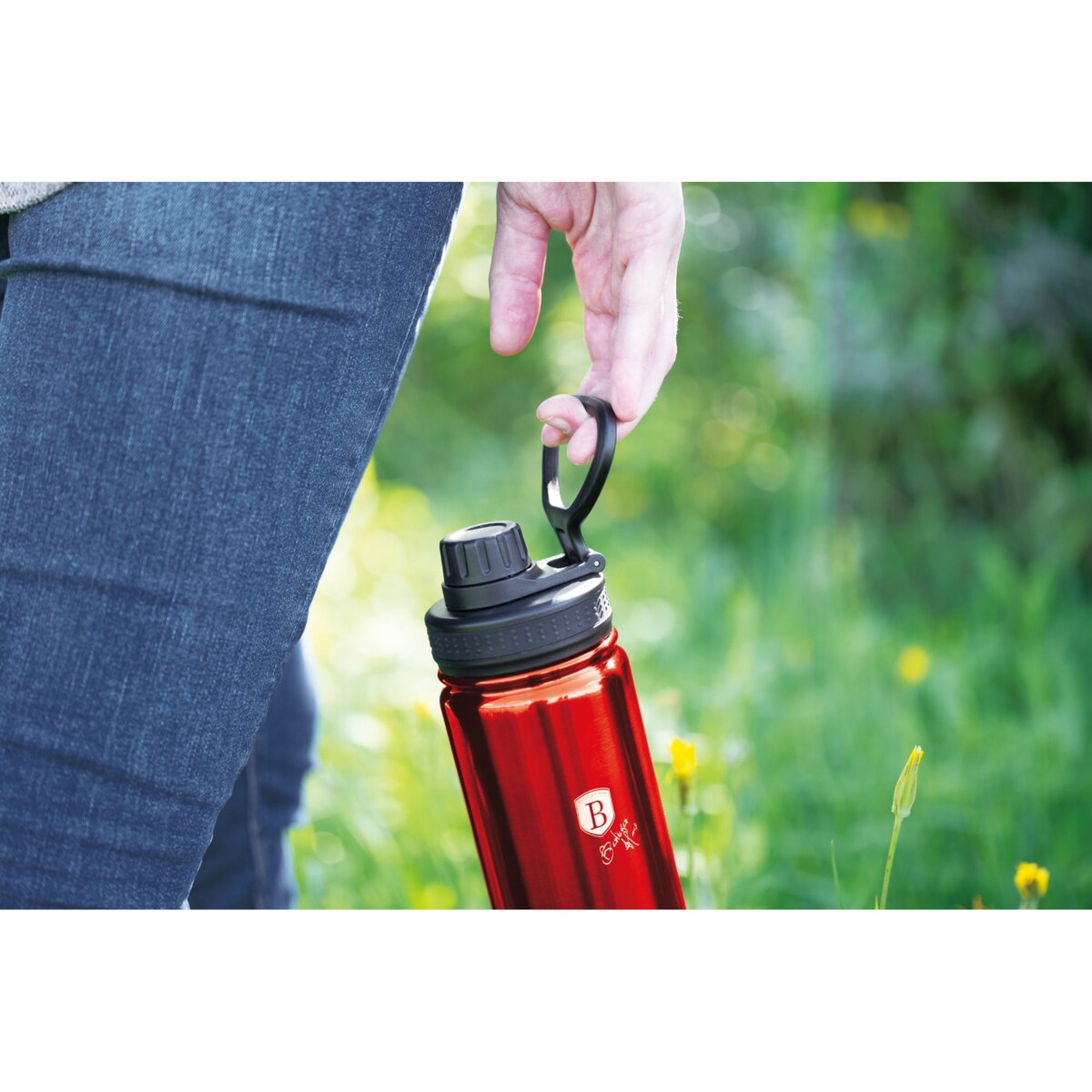 Sportowa butelka termiczna 540ml BERLINGER HAUS Burgundy