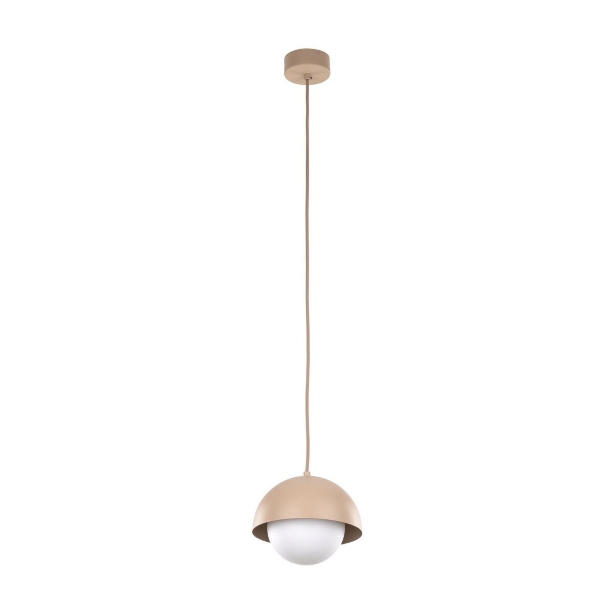 Lampa wisząca TK Lighting BONO SABIA 10644 beżowa G9 LED regulowana wysokość do salonu i jadalni