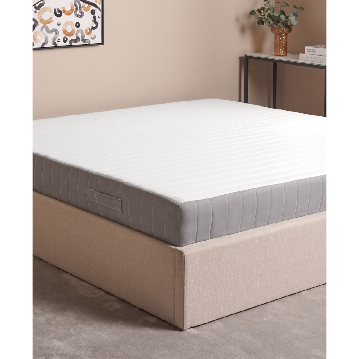Materac kieszeniowy z pianką termoelastyczną SILENT HYBRID 7 PLUS H2/3 średnio twardy 180 x 200 cm
