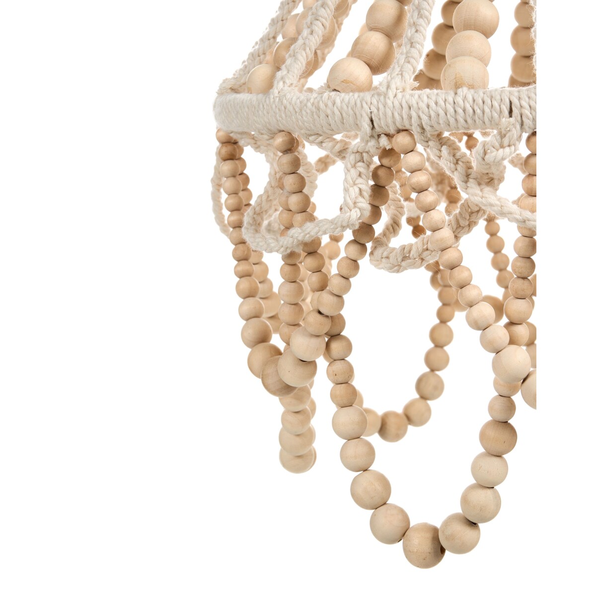 Żyrandol MENIK Drewno Jasnobrązowy