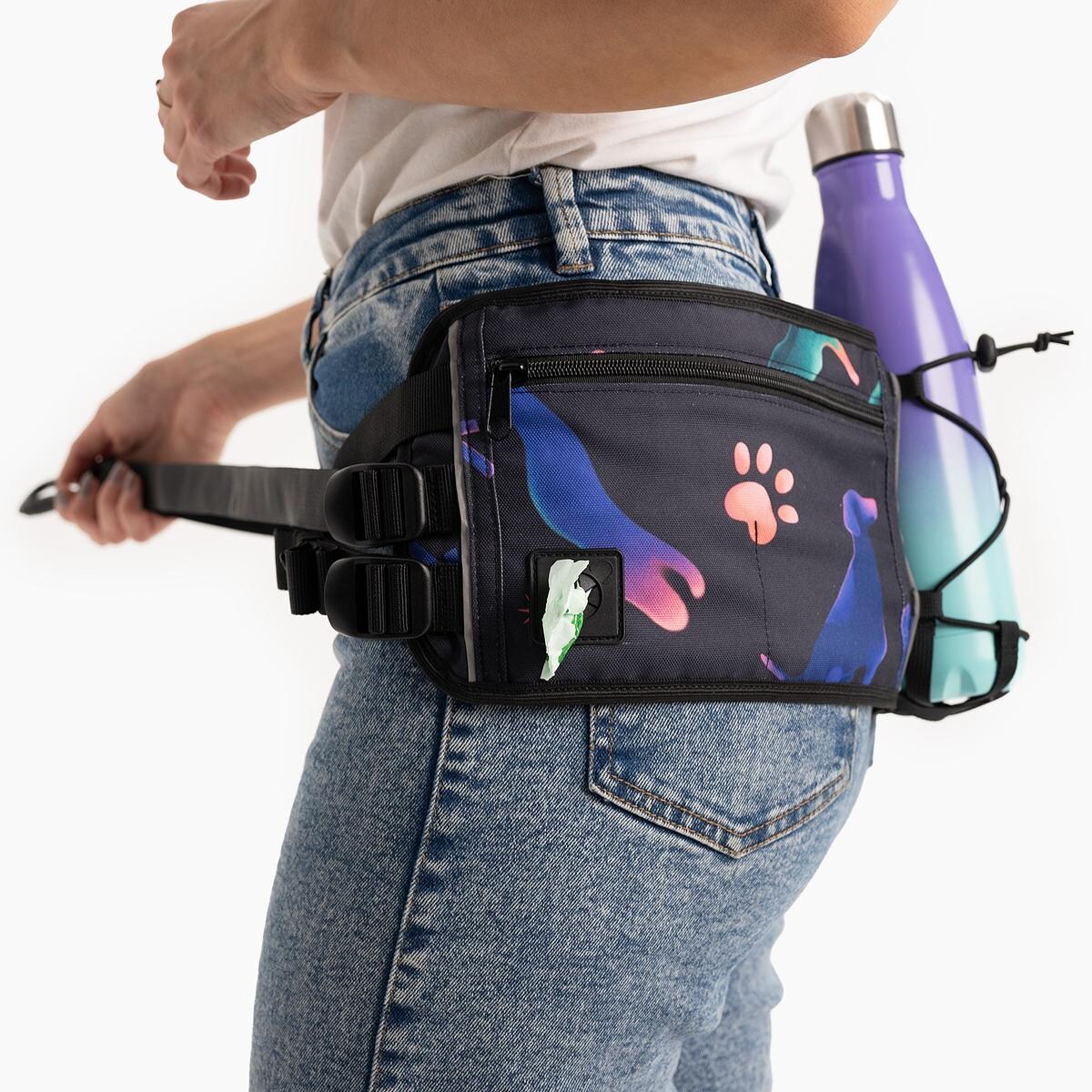 Pas biodrowy "Psychodelia" - Rozmiar: L/XL