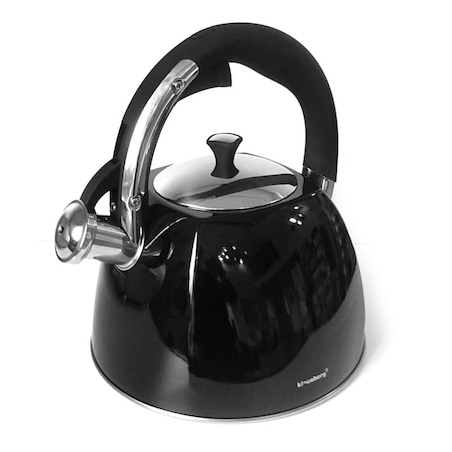 Czajnik stalowy z gwizdkiem 3.0L indukcja KLAUSBERG czarny Połysk