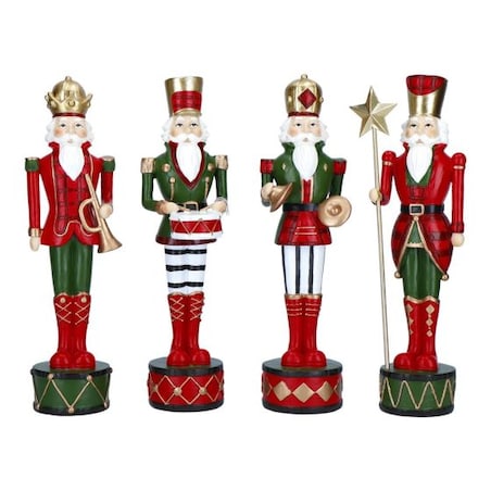 Dziadek do orzechów Timstor zestaw 4 szt 25,5 cm