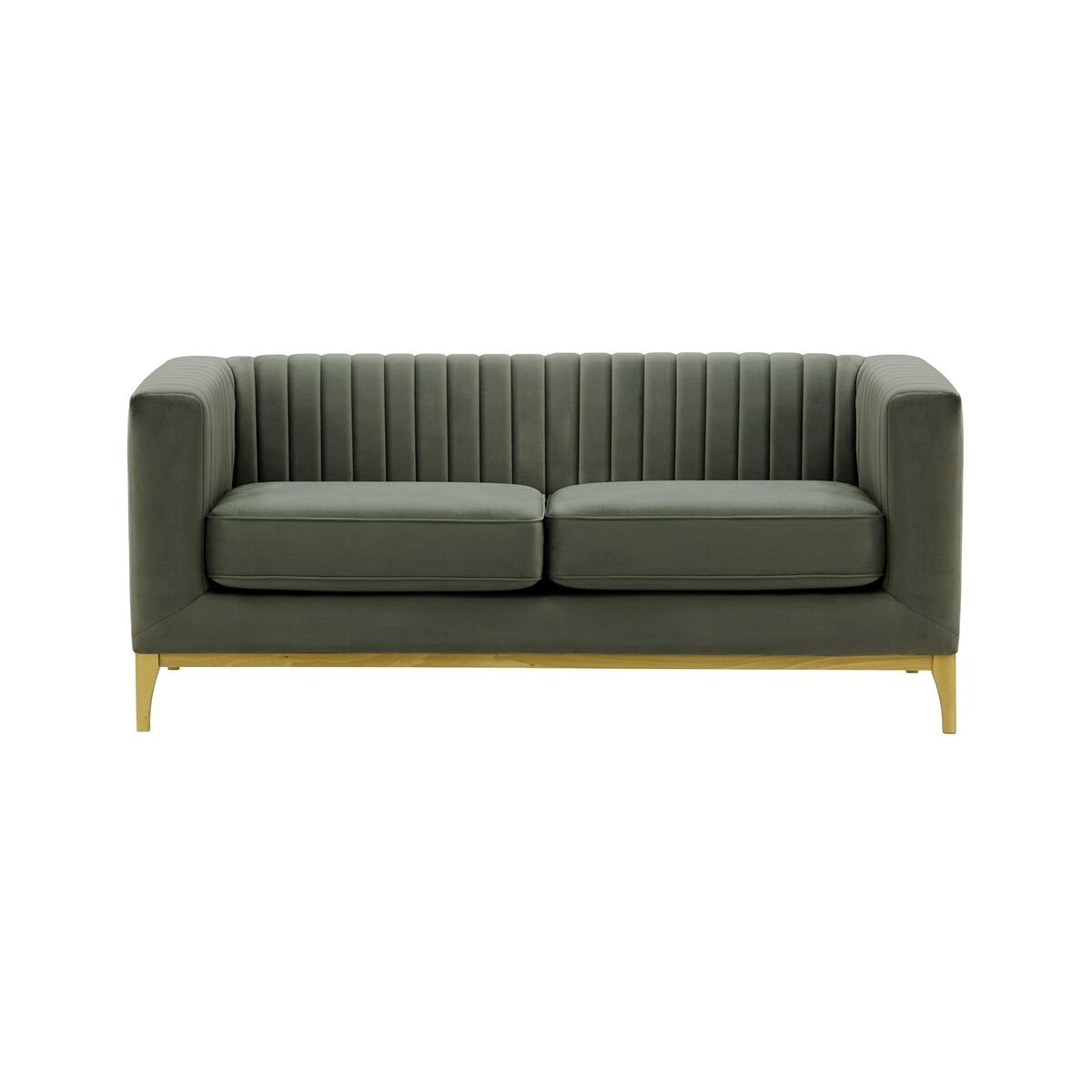Sofa dwuosobowa Slender Wood-Velluto 19-like oak