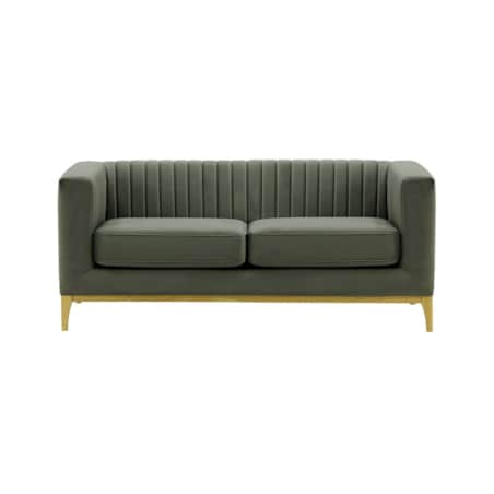 Sofa dwuosobowa Slender Wood-Velluto 19-like oak