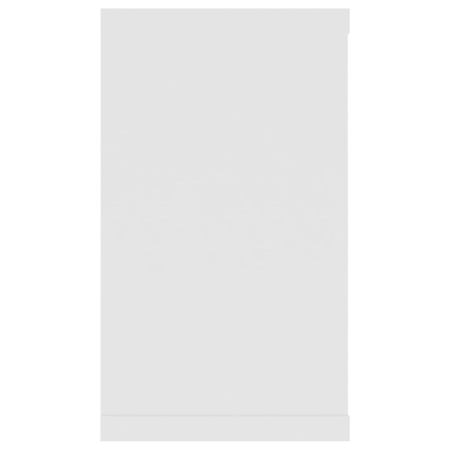 vidaXL Półki ścienne kostki, 2 szt., białe, 80x15x26,5 cm