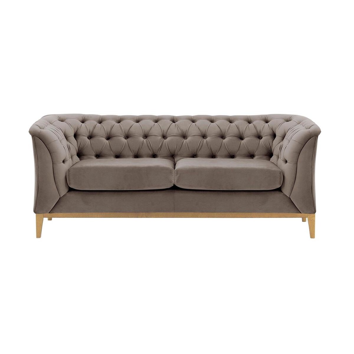 Sofa dwuosobowa Chesterfield Modern Wood-Velluto 17
