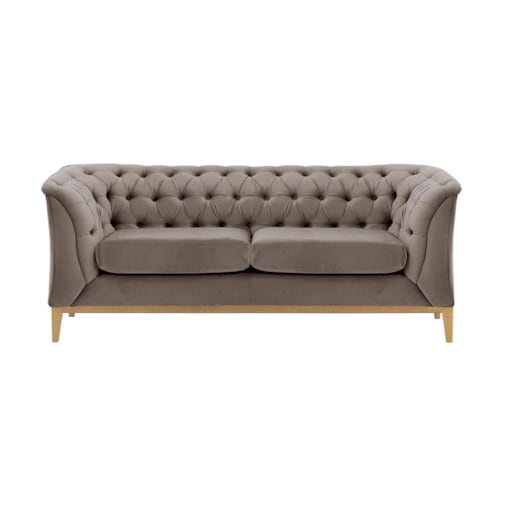 Sofa dwuosobowa Chesterfield Modern Wood-Velluto 17