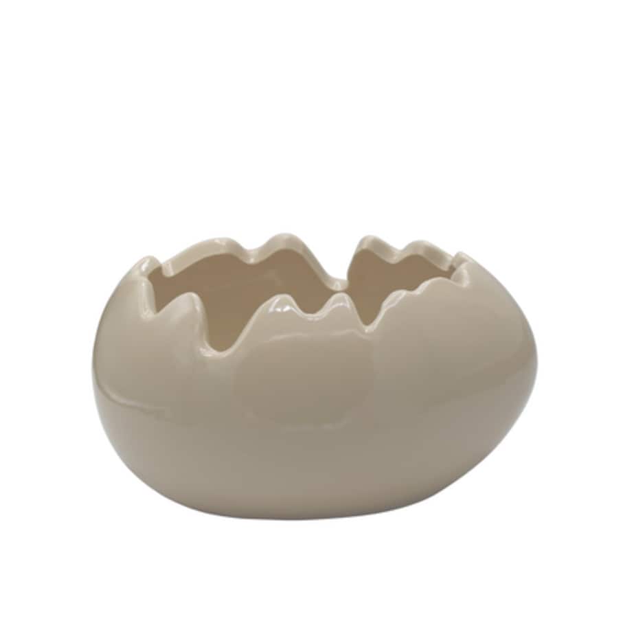 Osłonka skorupka 12,3x16,2x22 cm CONCHIGLIA beżowa