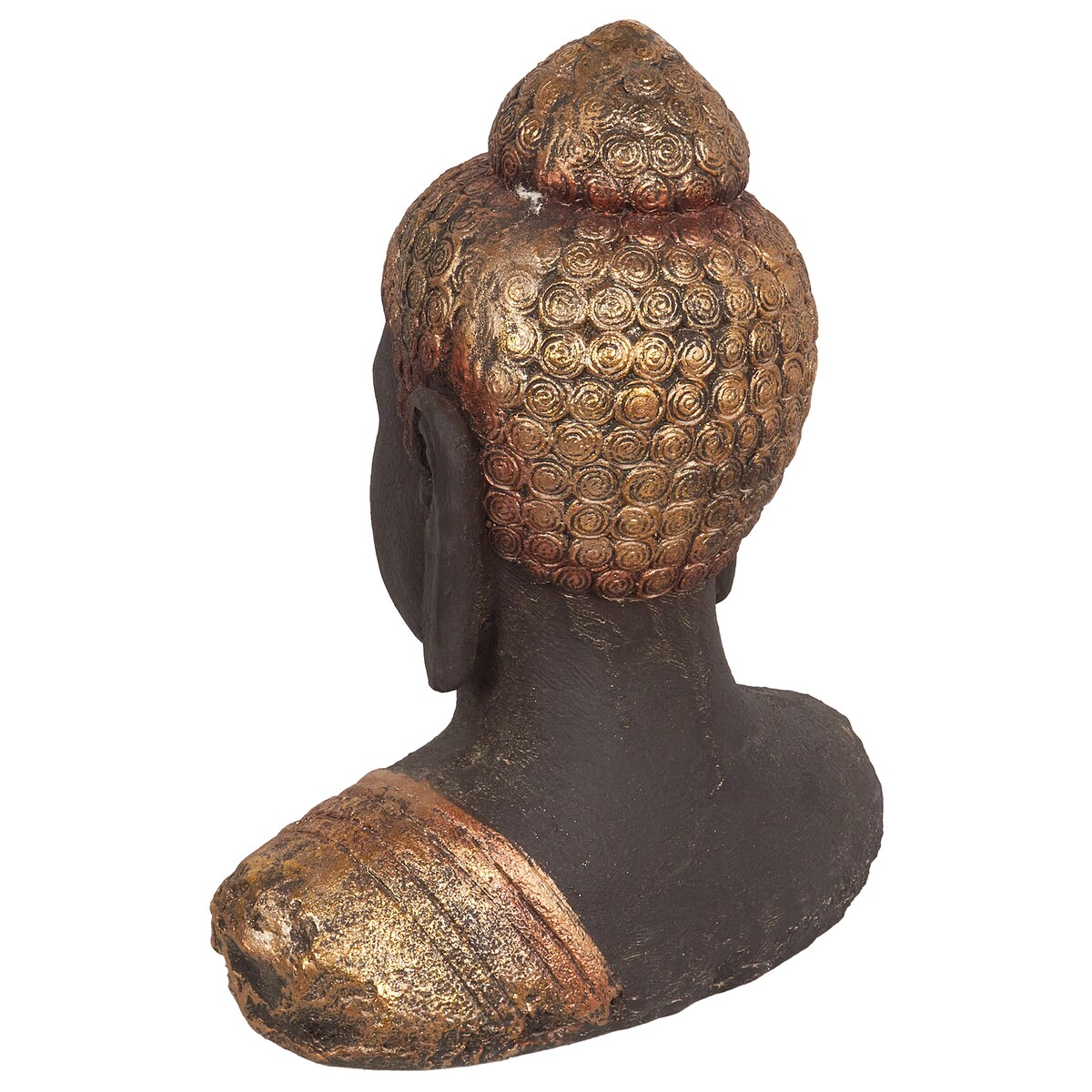 Figurka dekoracyjna Budda CARUM Ceramika Czarny