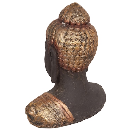 Figurka dekoracyjna Budda CARUM Ceramika Czarny