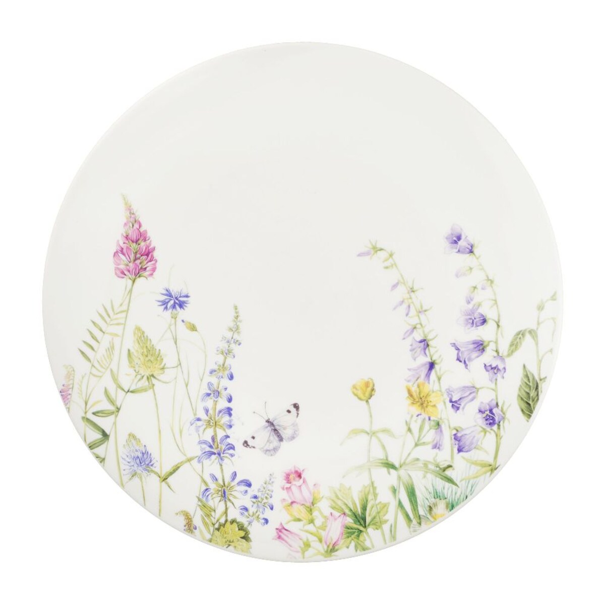 VILLA ITALIA Talerz do ciasta porcelanowy Patera z łopatką 31 cm VIOLA