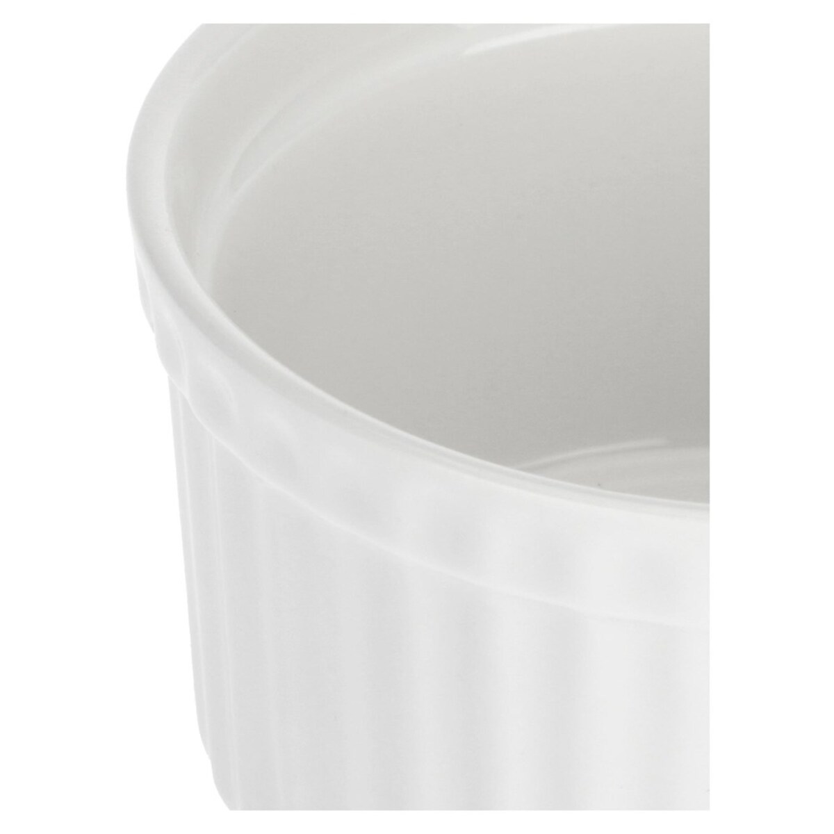 Zestaw 6 ramekinów okrągłych Arezzo - Biały, 9 cm