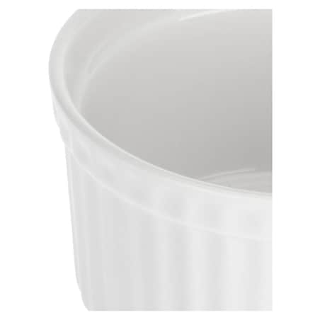 Zestaw 6 ramekinów okrągłych Arezzo - Biały, 9 cm