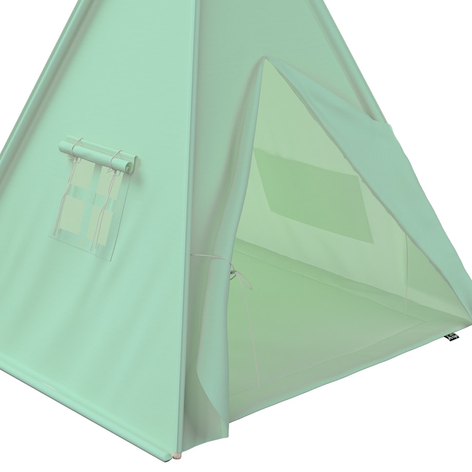 Tipi, zieleń eukaliptusa, 110 x 110 x 155 cm, Happiness