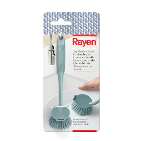 Szczotka do mycia naczyń Rayen - 28 cm, Turkusowy