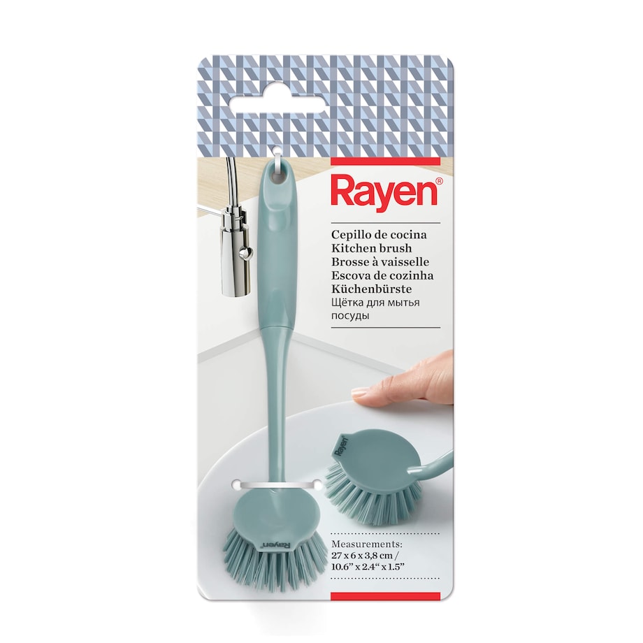 Szczotka do mycia naczyń Rayen - 28 cm, Turkusowy