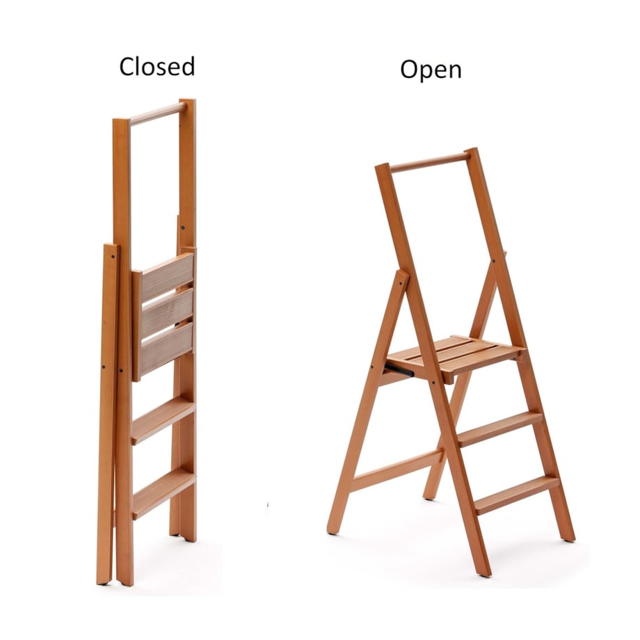 ARREDAMENTI KIMORA 3 Drabina - 116 x 48 cm, brązowy